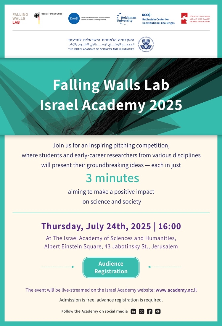 Falling Walls Lab competition - Israel Academy 2025 